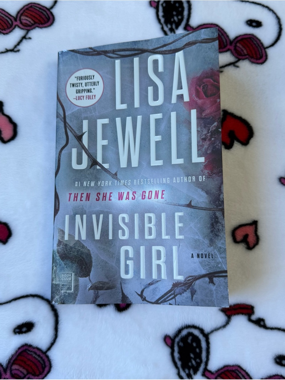 Lisa Jewell "Invisible Girl" Paperback - Gray & Pink Cover